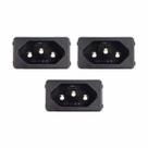 03 Tomada Margirius Para Cx Embutir Padrão Weg 10/20a Preto