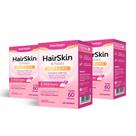 03 Unidades HairSkin Supreme com D-Pantenol 60 Capsulas Loja Maxinutri