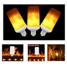 03 X Lâmpada Lareira Flame Fogo Led Decorativa 3 Tipo Flame Bocal E27 Ambiente Conforto