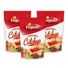 03Un Ketchup DAjuda Refil Embalagem Econômica Para Receitas Lanches Hamburguer Hot Dog 200G