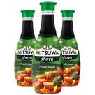 03Un Shoyu Tradicional Mitsuwa 500ml Para Comida Japonesa Oriental Sushi Sashimi Temaki