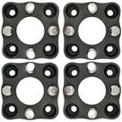 04 Adaptadores de rodas Fusca 4 furos 4x130mm p/ 4x100mm CPF