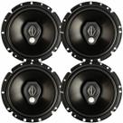 04 Alto Falantes Bomber Bbr Triaxial 6 Pol 240w Rms 3 Vias