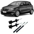 04 Amortecedores Toyota Etios 2012 Até 2020 Dianteiro e Traseiro
