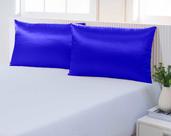 04 Fronhas De Cetim Anti Frizz 70cm X 50cm 4 Unidades