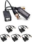 04 Pares Vídeo Balun Para Camera Intelbras Hd Cvi Multi Hd