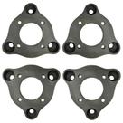 04 Pçs Adaptador de roda Corcel Pampa 3x150mm p/ 4x100mm spf