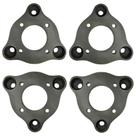 04 Pçs Adaptador de roda Corcel Pampa 3x150mm p/ 4x108mm spf