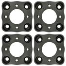 04 Pçs Adaptador De Roda Fusca 4 F 4x130mm P/ 4x100mm SPF