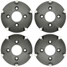 04 Pçs Adaptador De Roda Fusca 4 Furos 4x130mm P/ 5x205mm 13mm