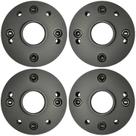 04 Pçs Adaptador Roda Gol 4x100mm P/ 5x108mm 22mm CPF