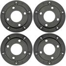04 Pçs Adaptador Roda Gol 4x100mm P/ 5x205mm Fusca Spf