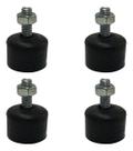 04 Pçs Amortecedor Pé Nivelador Sapata Borracha M06