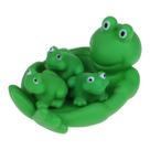 04 Sapinhos Sapo Borracha Banho Brinquedo Infantil Bebê