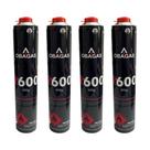 04 unidades refil gás refrigerante lata r600 400g obagás