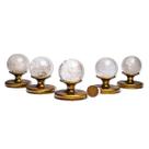 05 Esfera Cristal Pedra Natural 40 a 45mm 90 a 120g Tipo B