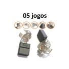 05 jogos, escova de carvão p/serra marmore GDC 150/151 bosch