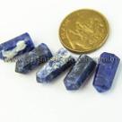 05 Micro Pontinha Pedra Sodalita Azul 15mm para Montar Joias