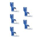05 Pé Calcador de Teflon Pesponto Compensado Para Maquina Reta Industrial Lado Direito 5mm TCR-3/16E