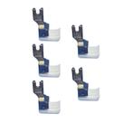 05 Pé Calcador de Teflon Pesponto Compensado Para Maquina Reta Industrial Lado Esquerdo 6mm TCL-1/4E