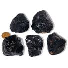 05 Turmalina Preta Pedra Natural 100 a 150g Média 6cm Tipo B