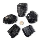 05 Turmalina Preta Pedra Natural 200 a 250g Média 7cm Tipo B