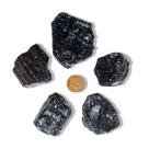 05 Turmalina Preta Pedra Natural 60 a 70g Média 5cm Tipo B