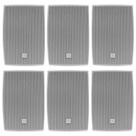 06 Caixas Som Ambiente Jbl Selenium C621b 100w Branco