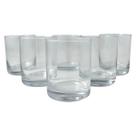 06 Copos Vidro 400ml Drink Whisky Suco Água Vital Fracalanza