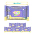 06 Pacotes Toalhas Umedecidas Premium 120fls Baby Club