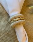 06 porta guardanapos com argolasdupla de juta com corda de sisal