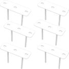 06 SUPORTES 2 ESPETOS ESTACAS CHÃO REFLETOR 06 cjts