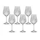 06 Taças Tulipa Optic para Vinho em Cristal Titanium 550mL - Bohemia