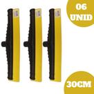 06 Unids Rodo Duplo 30cm Sem Cabo Atacado Faxina Limpeza Kit