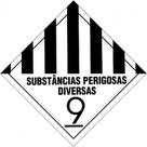 08 Placas 30 X 30 Simbologia Substancia Diversas Perigosas