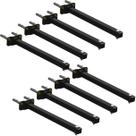 08 SUPORTES REFLETOR BASE RETA BRAÇO 20 cm 8 Cjts