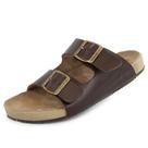 089GRF Sandália River Masculina Polo City Couro nobre natural