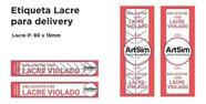 1.000 Etiquetas Lacre De Segurança Delivery 9x1,5cm Personalizado