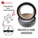1.000 Fivela transparente para fita de arquear 1.000 Fivela transparente para fita de arquear