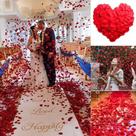 1.000 Pétalas De Rosas Artificial 500 Vermelhas + 500 Branca 1.000 Pétalas De Rosas Artificial 500 Vermelhas + 500 Branca