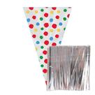 1.000 Saco Cone para Lembrancinha 18x30cm com Fecho