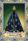 1.000 Santinhos N S Sra Nossa Senhora Aparecida Milheiro (oração no verso) - 7x10 cm