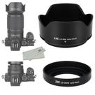 (1+1) Aparafusável e abajur de lente baioneta para Nikon Z30 Z50 Z fc