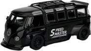 1:32 volkswagen bus t1 modificado baixo festa liga diecast metal modelo simplici som & luz