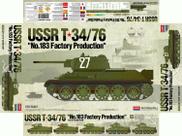 1/35 -T-34/76 - No. 183 FACTORY PRODUCTION - ACADEMY - 13505 1/35 -T-34/76 - No. 183 FACTORY PRODUCTION - ACADEMY - 13505