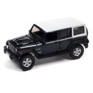 1/64 auto world 2017 jeep wrangler chief rhino - preto/branco
