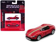 1/64 maisto - speed icons - ferrari monza sp1 - vermelha