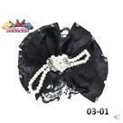 1 Bico de Pato Presilha Infantil ou Adulto Com Laço Premium Floral BP mod. 03
