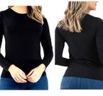 1 Blusa Segunda Pele Térmica Frio Inverno Quentinha Flanelada Interno 36a44