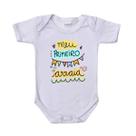 1 Body Bebê Meu Primeiro Arraiá Festa Junina Menino Personalizado